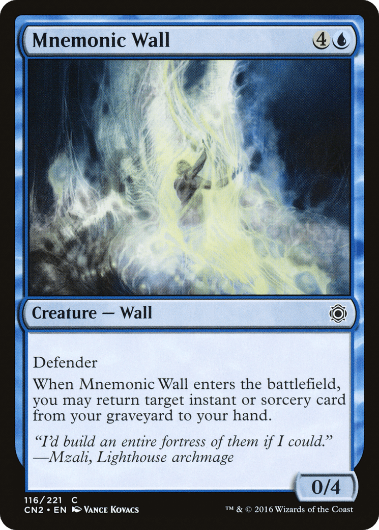 Mnemonic Wall [Conspiracy: Take the Crown] Foil
