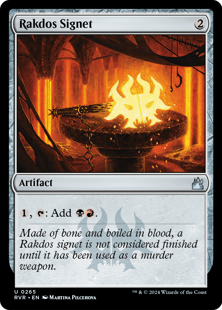 Rakdos Signet [Ravnica Remastered] Foil