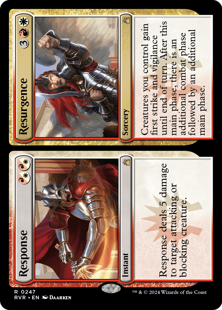 Response // Resurgence [Ravnica Remastered] Foil