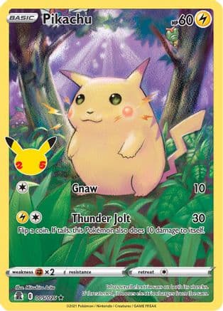 Pikachu 005/25 - Celebrations Holofoil