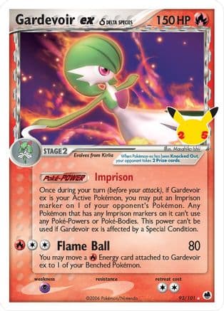 Gardevoir ex (Delta Species) 093/25 - Celebrations Classic Collection Holofoil