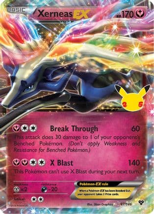Xerneas EX 097/25 - Celebrations Classic Collection Holofoil