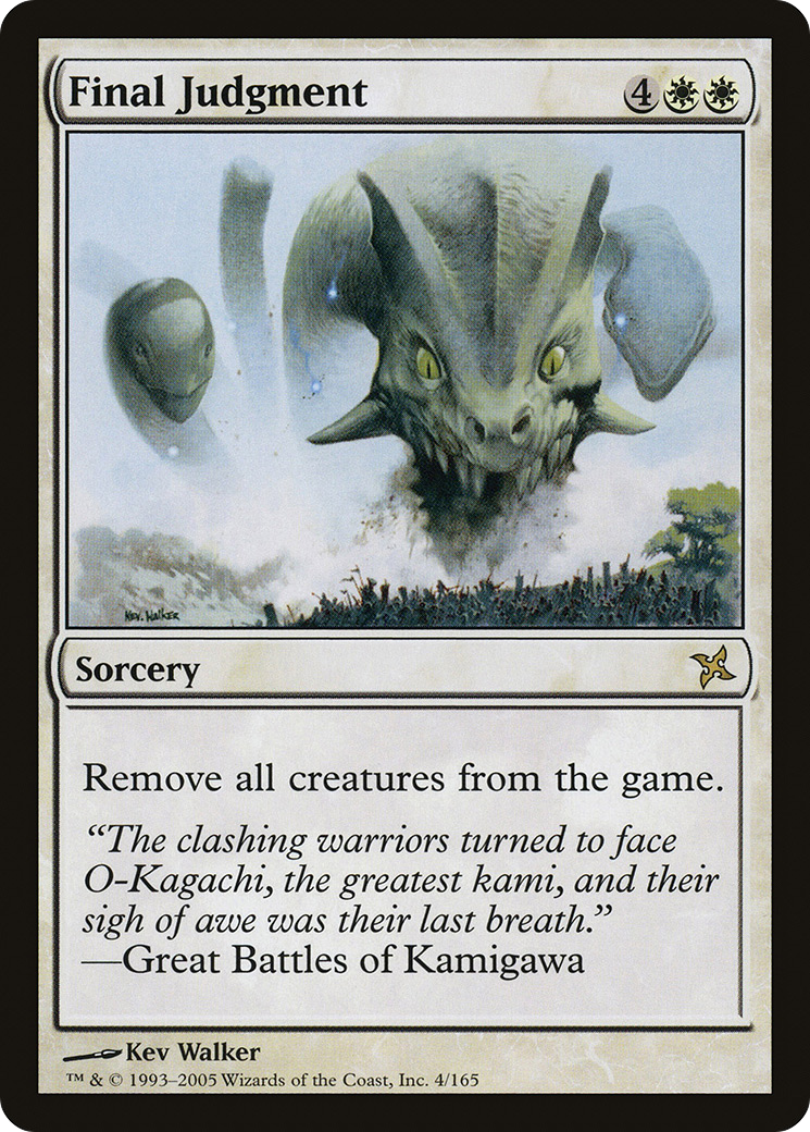Final Judgment [Betrayers of Kamigawa] Foil