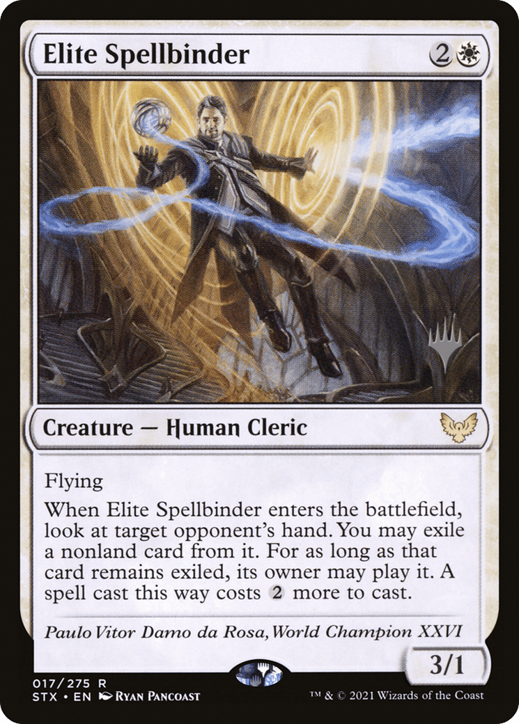 Elite Spellbinder (Promo Pack) [Strixhaven: School of Mages Promos] Foil