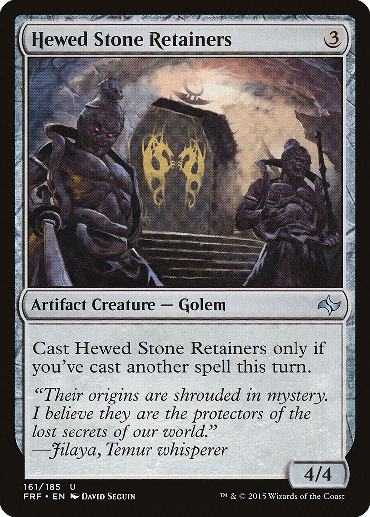 Hewed Stone Retainers [Fate Reforged] Foil