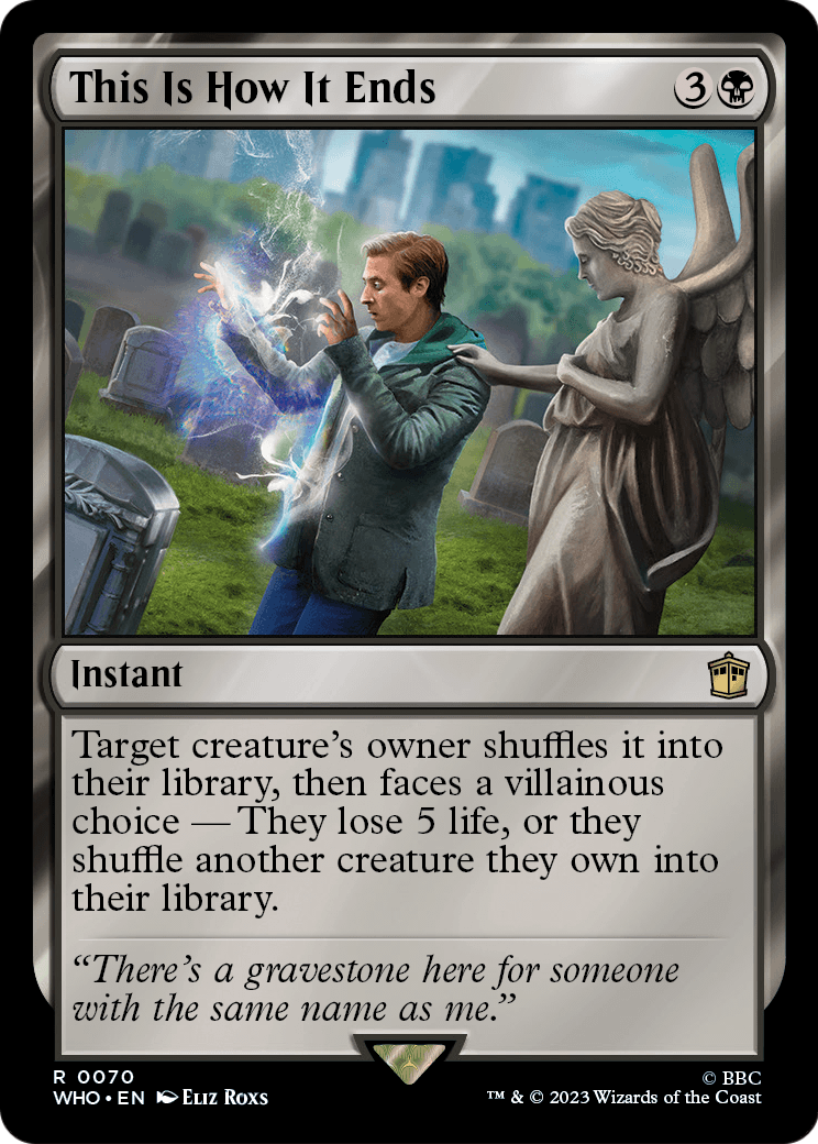 This Is How It Ends [Doctor Who] Foil