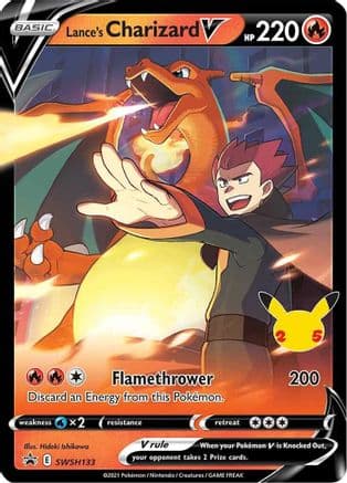 Lance's Charizard V SWSH133/307 - SWSH Sword & Shield Promo Cards Holofoil