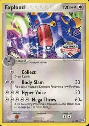 Exploud (National Championships) 3/106 - League & Championship Cards