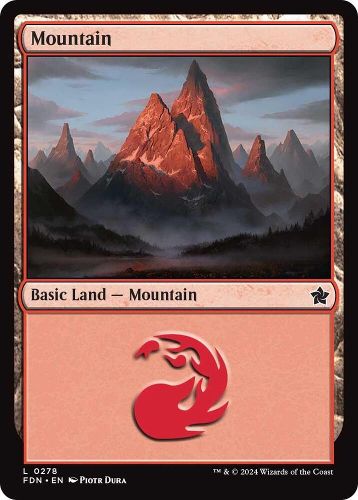 Mountain 278/291 (Foundations)  - Foil