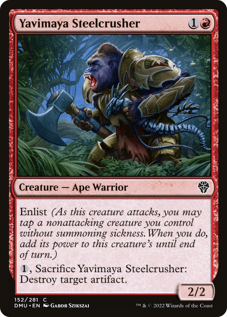 Yavimaya Steelcrusher [Dominaria United] Foil