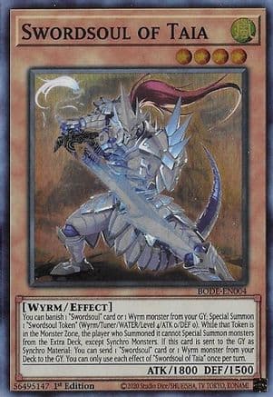 Swordsoul of Taia [BODE-EN004] Super Rare
