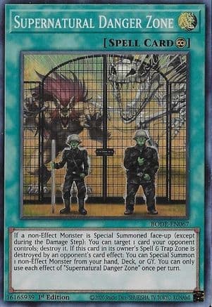 Supernatural Danger Zone [BODE-EN067] Super Rare
