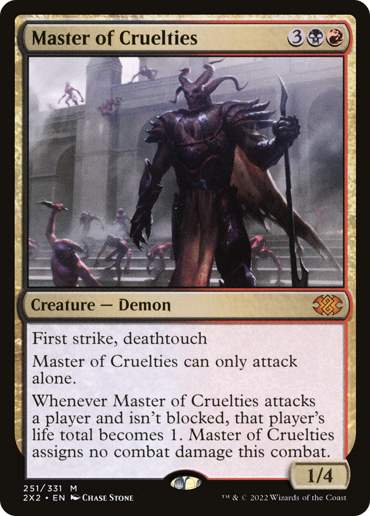 Master of Cruelties [Double Masters 2022] Foil