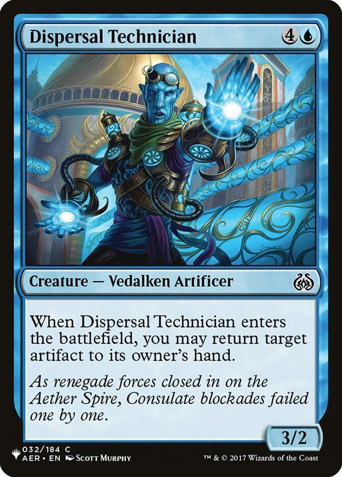 Dispersal Technician |  (AER-32) [The List]