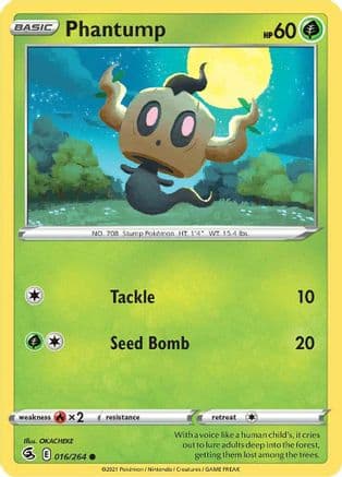 Phantump 016/264 - SWSH08 Fusion Strike