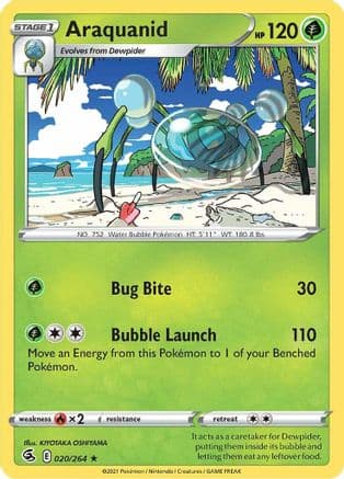 Araquanid 020/264 - SWSH08 Fusion Strike