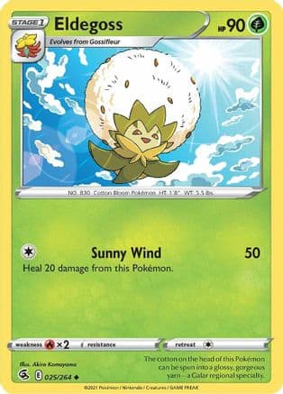 Eldegoss 025/264 - SWSH08 Fusion Strike Reverse Holofoil