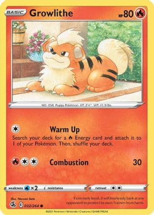 Growlithe 032/264 - SWSH08 Fusion Strike
