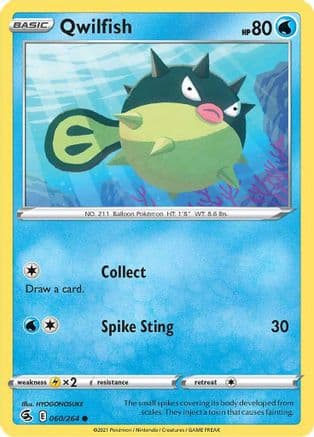 Qwilfish 060/264 - SWSH08 Fusion Strike