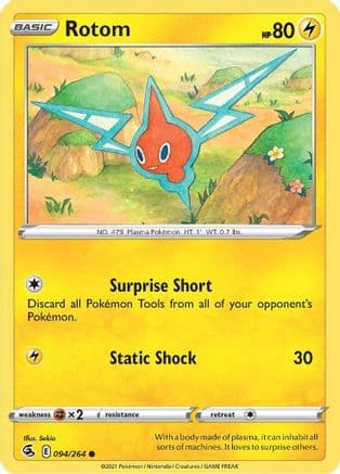 Rotom 094  - Reverse Holofoil SWSH08 Fusion Strike - Common