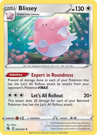 Blissey 203/264 - SWSH08 Fusion Strike