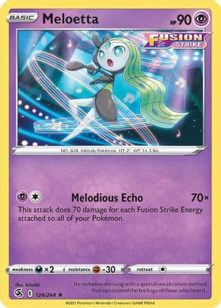 Meloetta 124/264 - SWSH08 Fusion Strike