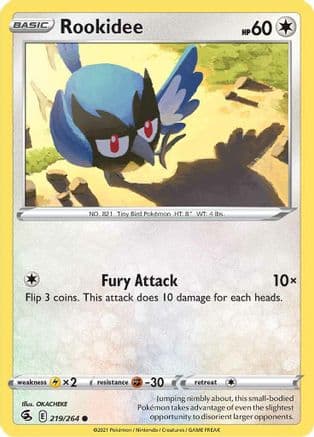 Rookidee 219/264 - SWSH08 Fusion Strike