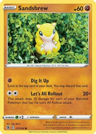 Sandshrew 131/264 - SWSH08 Fusion Strike
