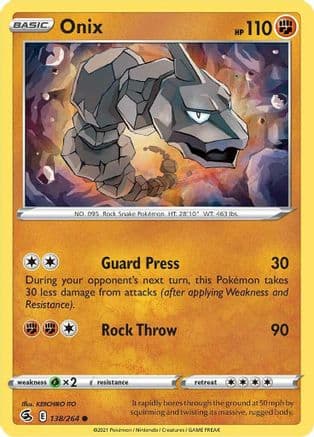 Onix 138/264 - SWSH08 Fusion Strike