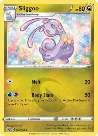 Sliggoo 196/264 - SWSH08 Fusion Strike