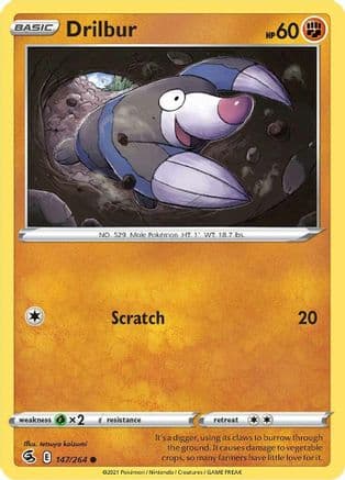 Drilbur 147/264 - SWSH08 Fusion Strike