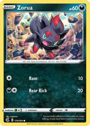 Zorua 170/264 - SWSH08 Fusion Strike