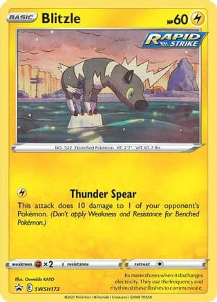 Blitzle SWSH173  - Holofoil SWSH Sword & Shield Promo Cards - Promo