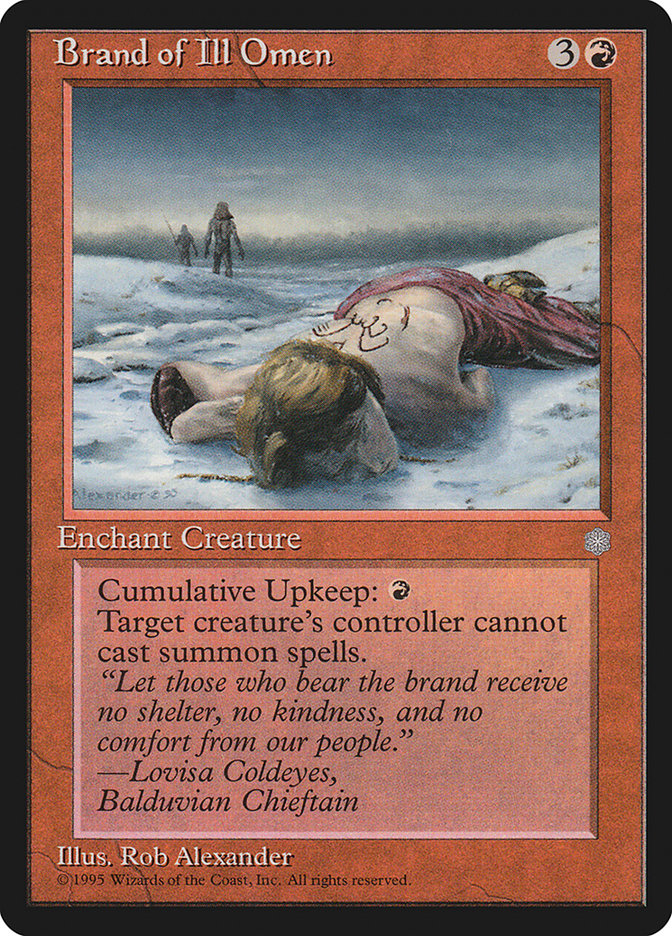 Brand of Ill Omen 177/383 (Ice Age) 