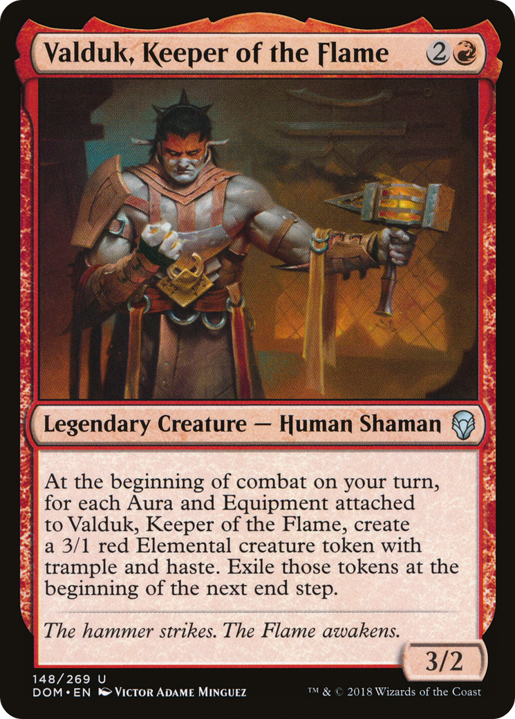 Valduk, Keeper of the Flame [Dominaria] Foil