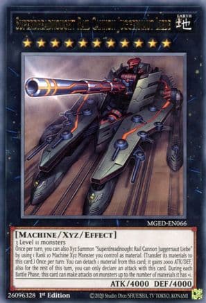 Superdreadnought Rail Cannon Juggernaut Liebe [MGED-EN066] Rare