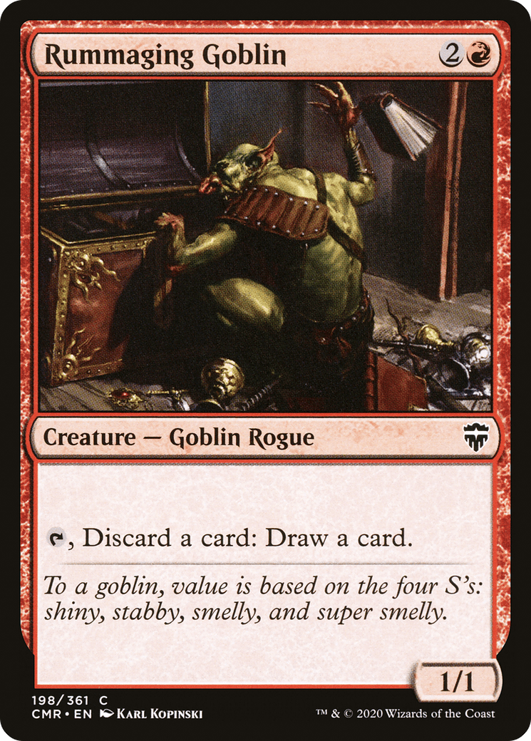 Rummaging Goblin [Commander Legends] Foil