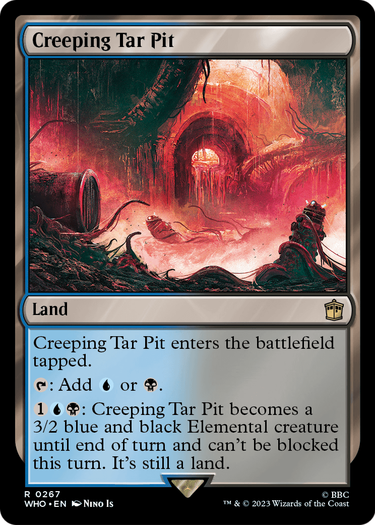 Creeping Tar Pit [Doctor Who] Foil