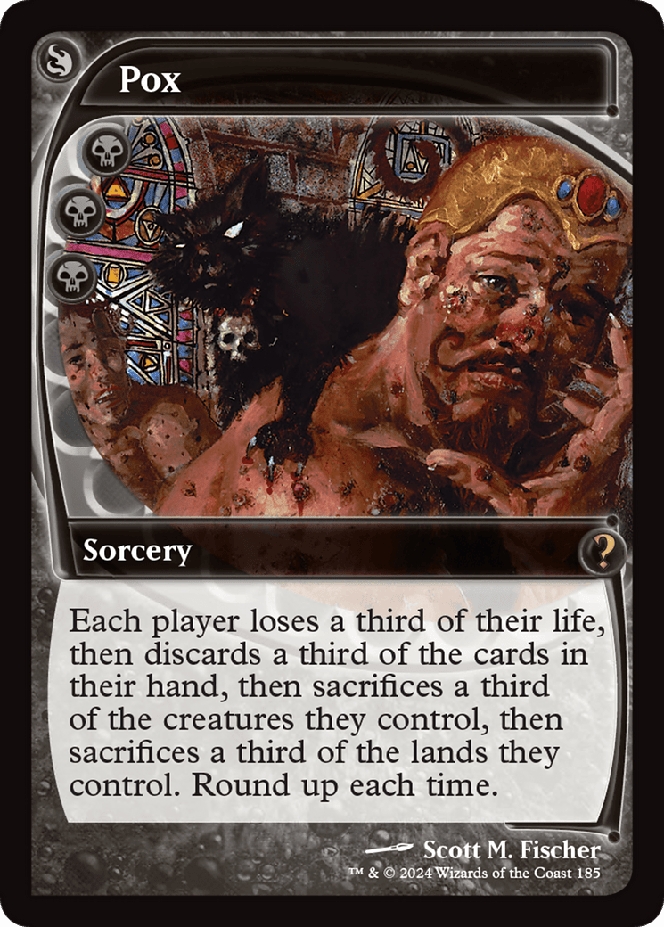 Pox (Future Sight) [Mystery Booster 2] Foil