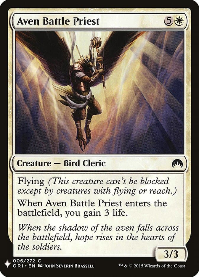 Aven Battle Priest |  (ORI-6) [The List]