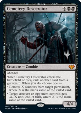 Cemetery Desecrator |  Foil (100) [Play Promos]