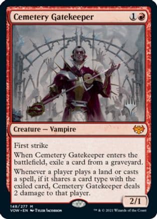 Cemetery Gatekeeper |  Foil (148) [Promo Pack: Aetherdrift]