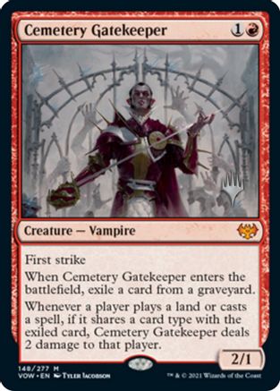Cemetery Gatekeeper |  Foil (148) [Promo Pack: Aetherdrift]