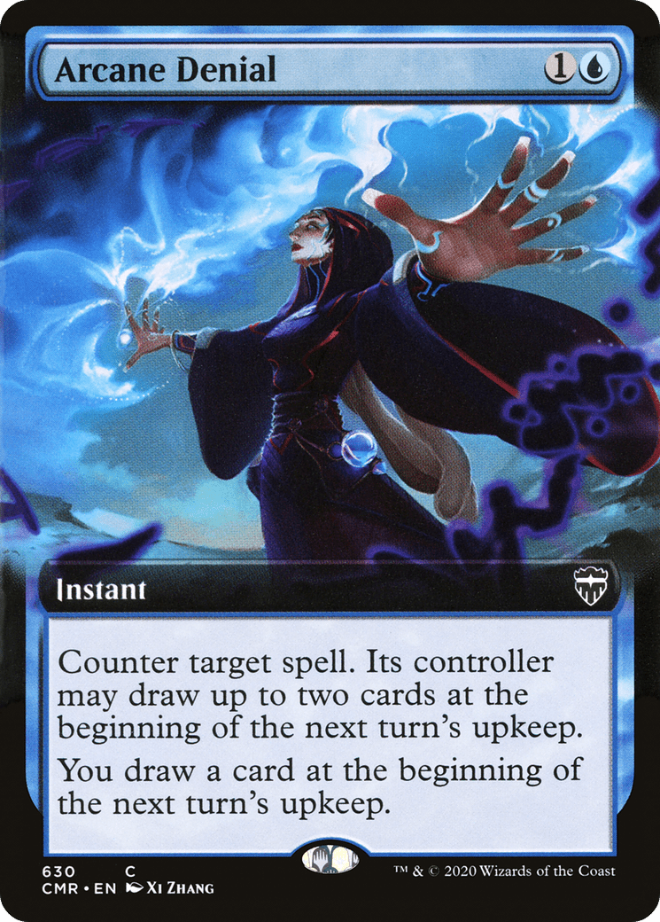 Arcane Denial (Extended Art) [Commander Legends] Foil