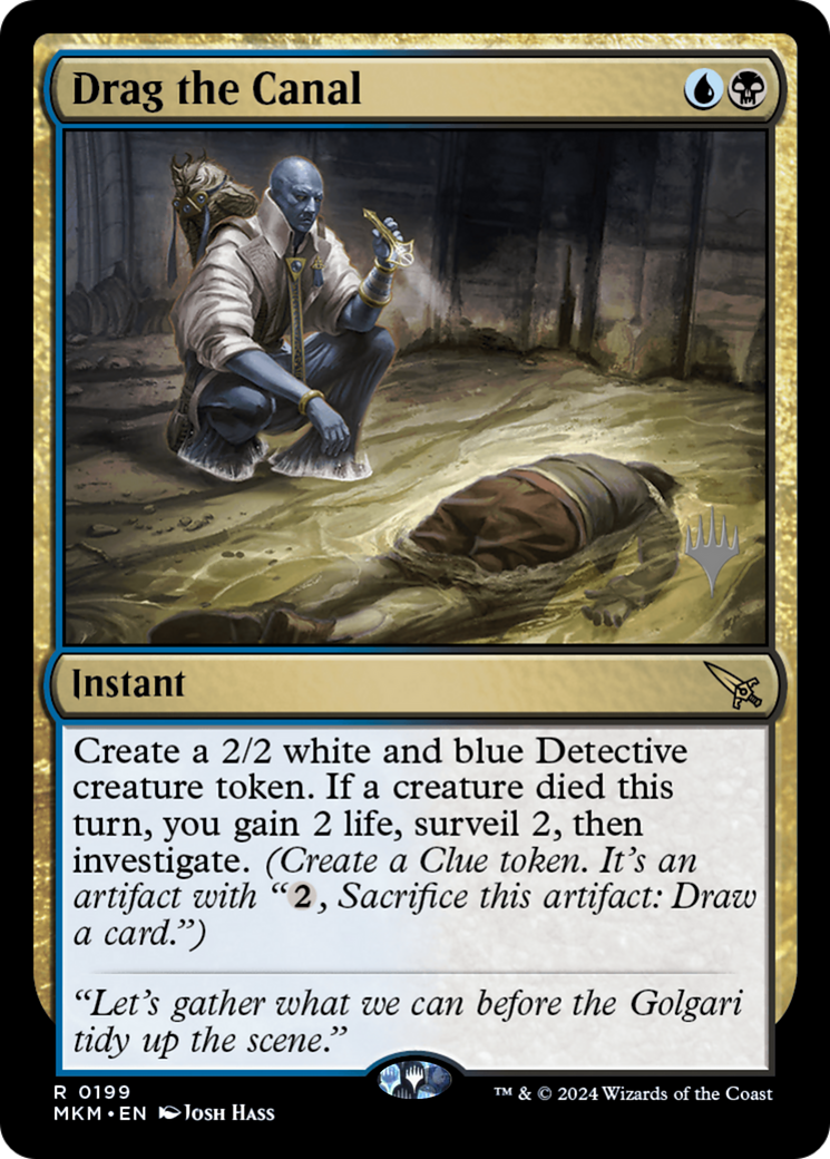 Drag the Canal (Promo Pack) [Murders at Karlov Manor Promos] Foil