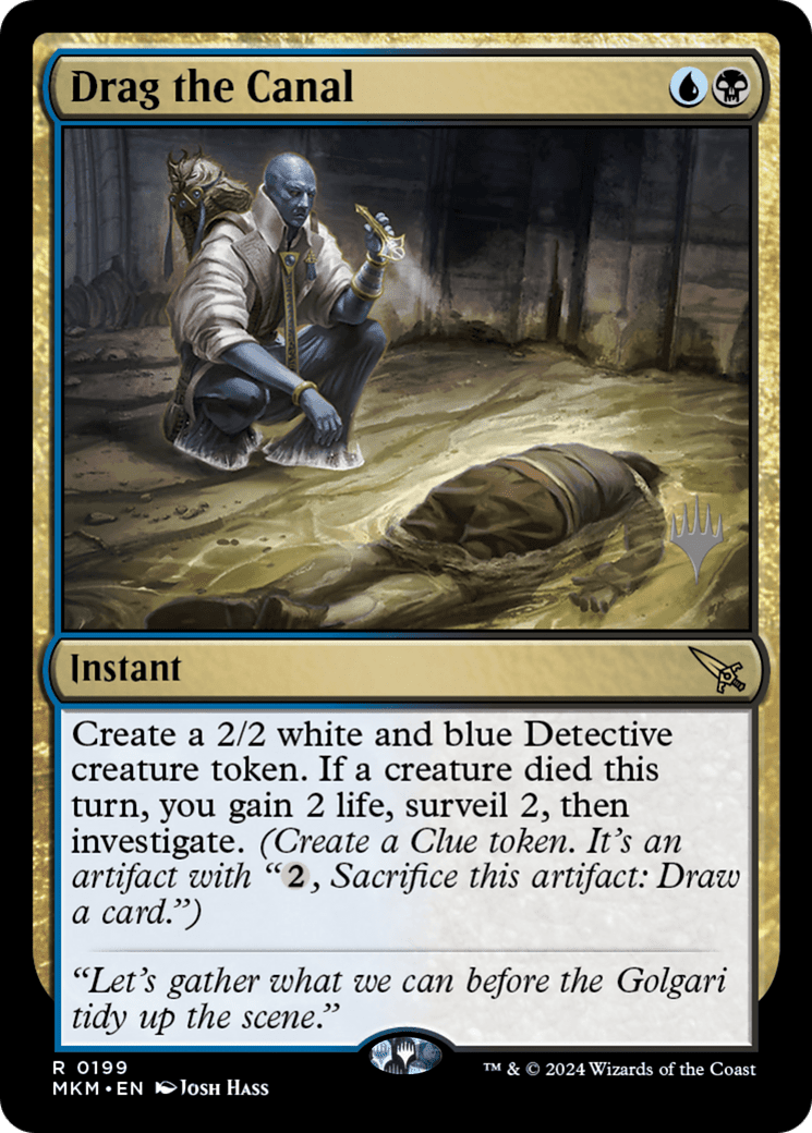 Drag the Canal (Promo Pack) [Murders at Karlov Manor Promos] Foil