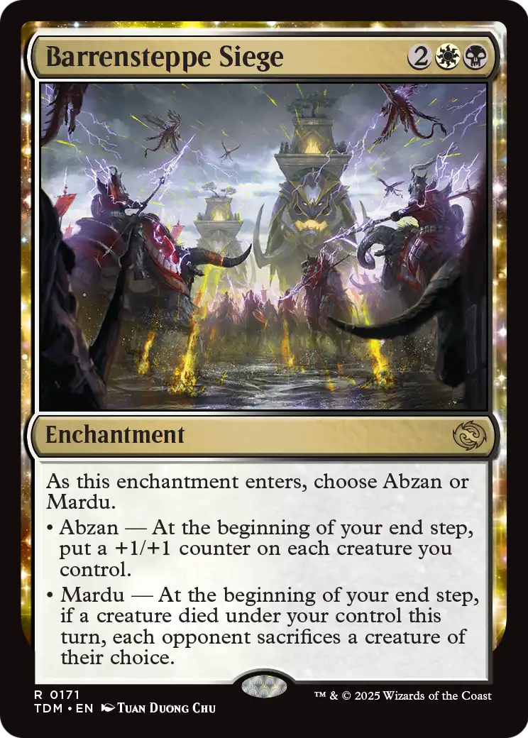 Barrensteppe Siege (171) [Tarkir: Dragonstorm]  Foil