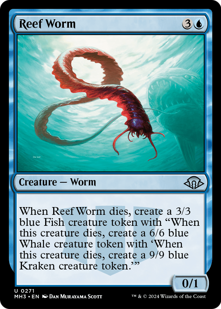 Reef Worm [Modern Horizons 3] Foil