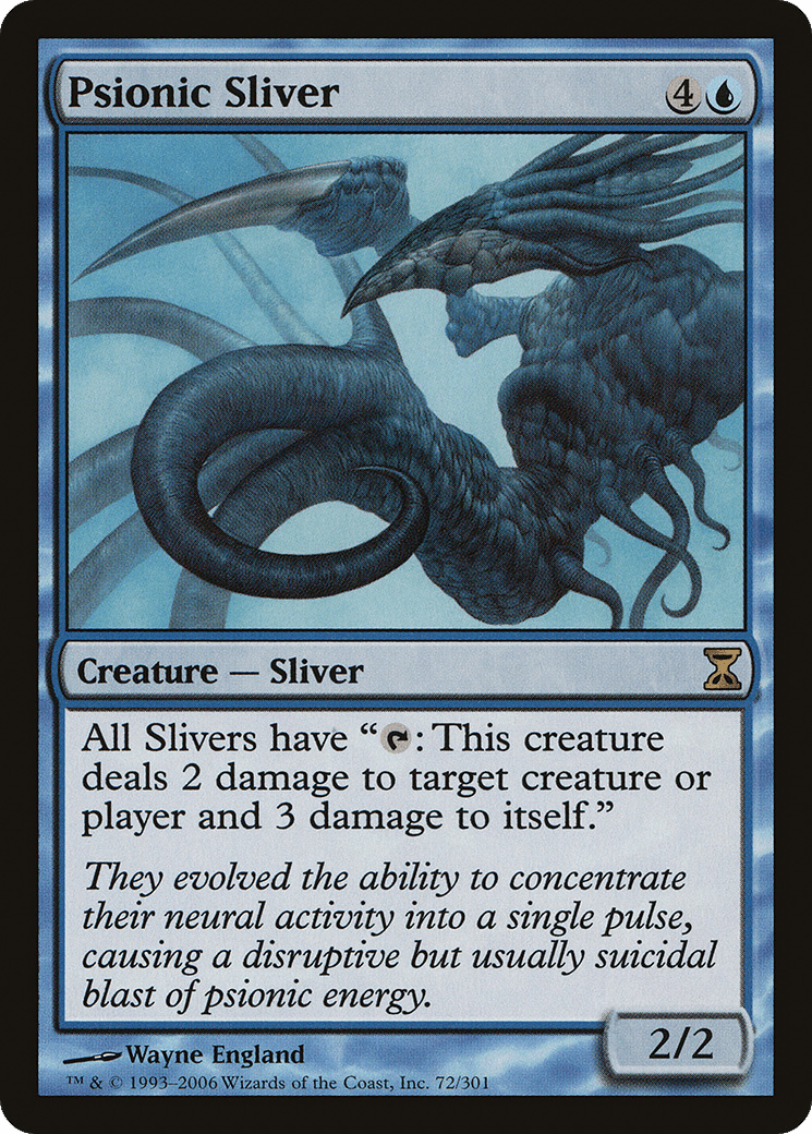 Psionic Sliver [Time Spiral] Foil