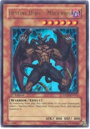 Destiny Hero - Malicious [DP05-EN011] Ultra Rare